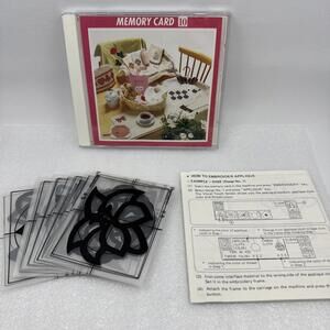 1992 Janome Embroidery Memory Card #10 Applique Series W/22 Templates